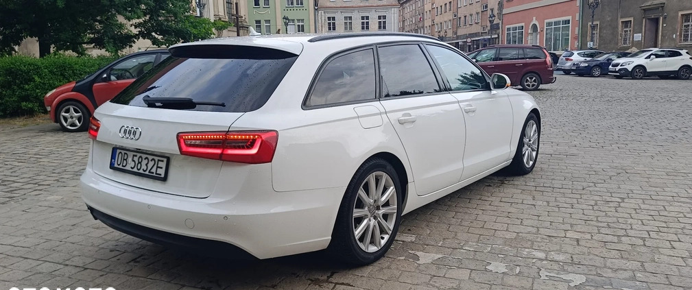 Audi A6 cena 56900 przebieg: 206000, rok produkcji 2012 z Brzeg małe 154